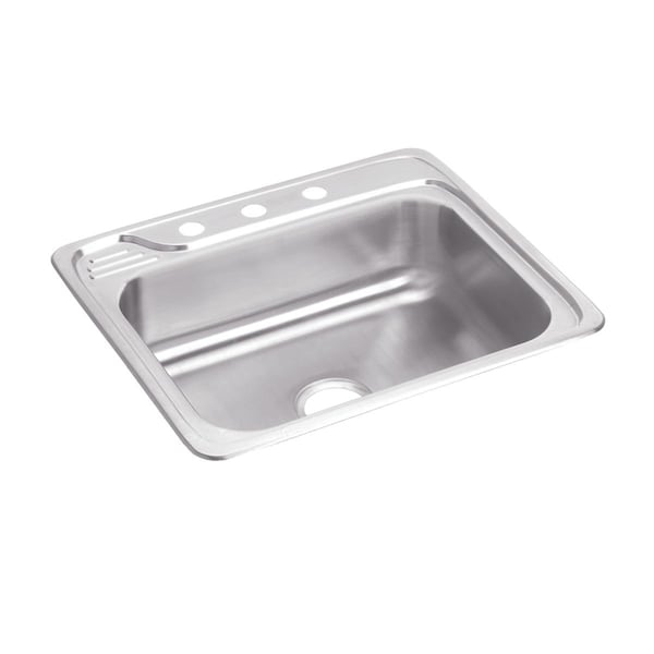 Celebrity Stainless Steel 25 X 22 X 7-9/16 Single Bowl Top Mount Sink